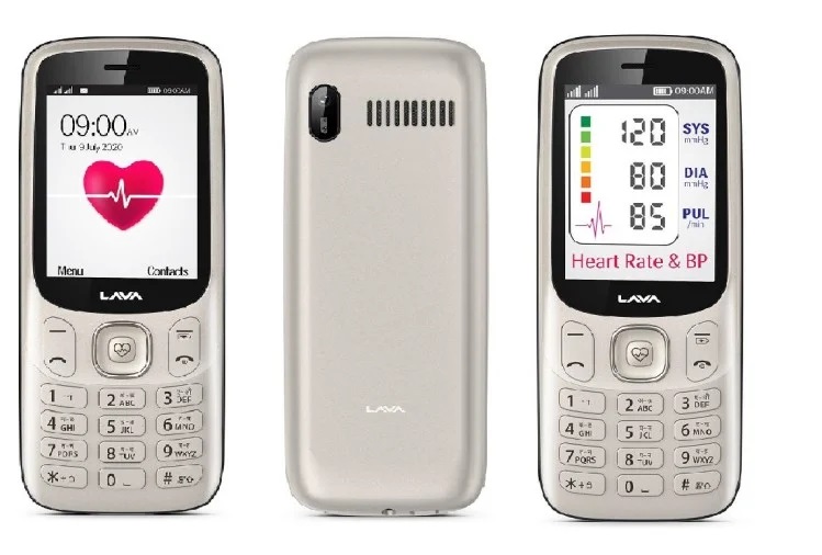 Lava ने लॉन्च किया ब्लड प्रेशर सेंसर वाला दुनिया का पहला फोन, कीमत 1,599 रुपये